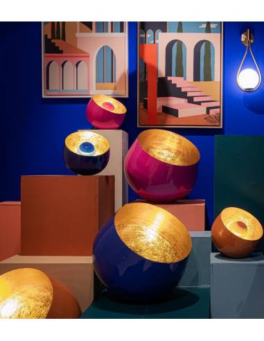 Lampe de sol SUM bleu nuit