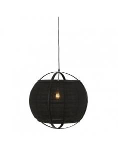 Suspension bambou LINA noire 2