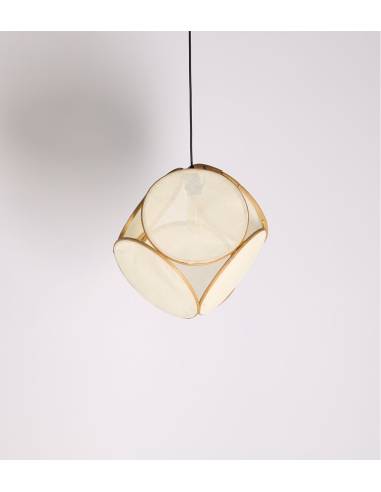 Suspension en bambou et lin SALLY