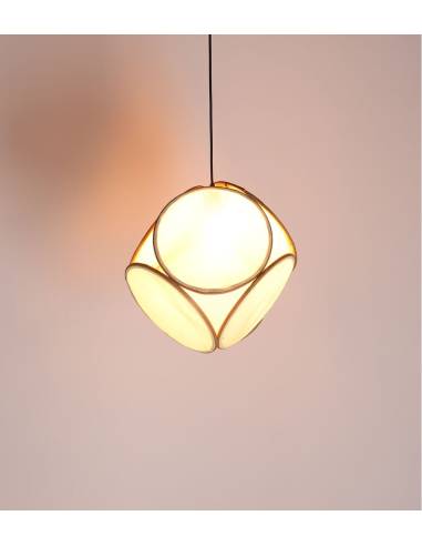 Suspension en bambou et lin SALLY