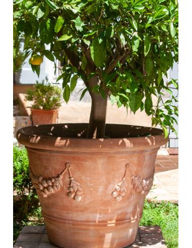 Vase italien en terre cuite