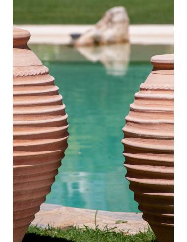 Jarre à huile en terre cuite crétoise KORONIOS