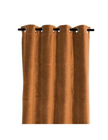 Rideaux velours DELHI Harmony - Haomy Caramel