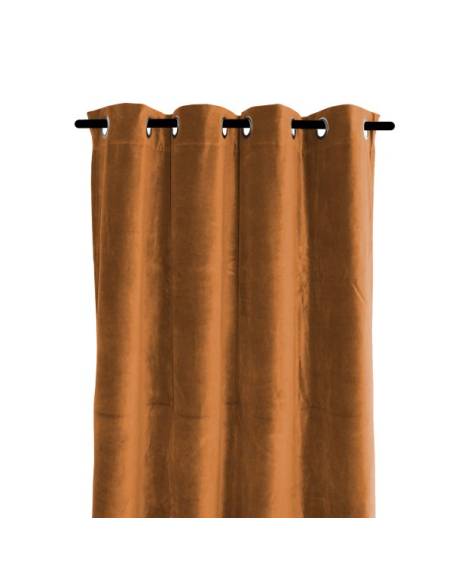 Rideaux velours DELHI Harmony - Haomy Caramel