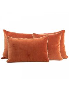Housse de coussin velours NEW DELHI Harmony - Haomy Brick