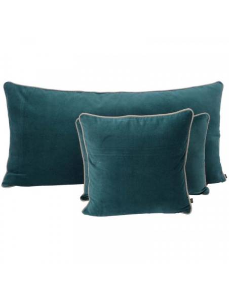Housse de coussin velours NEW DELHI Harmony - Haomy Peacock