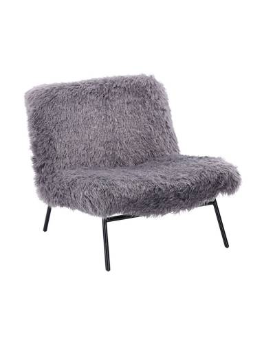 Fauteuil fausse fourrure DOMME