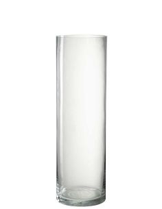 Vase cylindrique Eca verre transparent