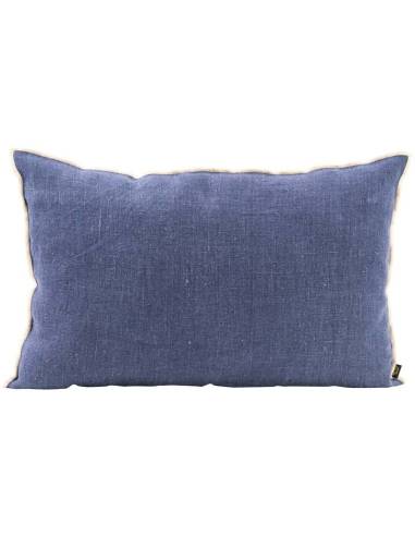 Housse de coussin en lin brut CHENNAI Harmony - Haomy Denim 40x60