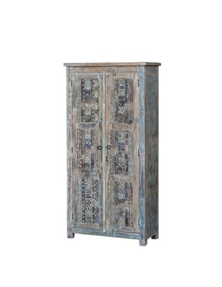 Grande armoire en bois sculpté BANGALORE