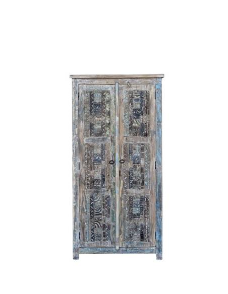 Grande armoire en bois sculpté BANGALORE