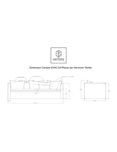 Canapé en lin SOHO Harmony - Haomy