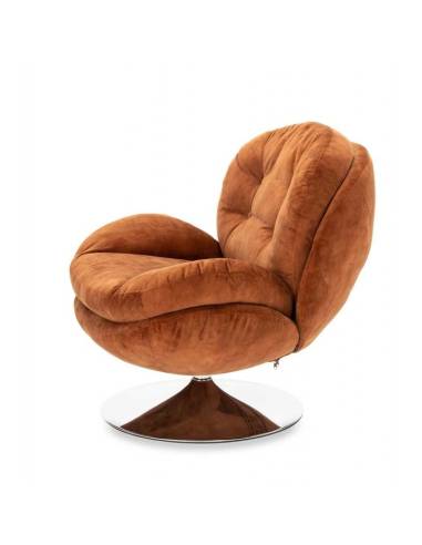 Fauteuil pivotant MEMENTO velours