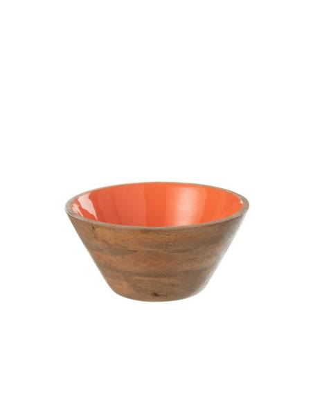 Saladier bois orange