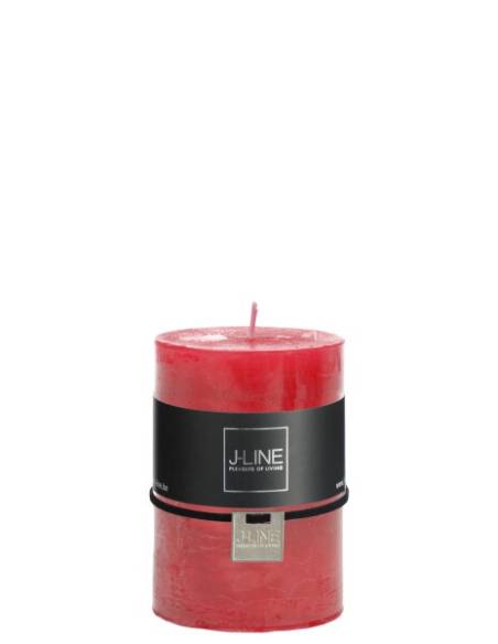 Bougie cylindrique fuchsia 48h