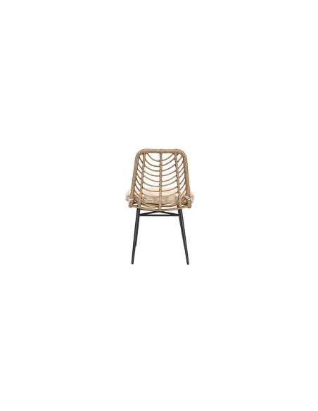Chaise de jardin en rotin synthétique intérieur / extérieur
