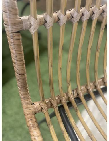 Chaise de jardin en rotin synthétique intérieur / extérieur
