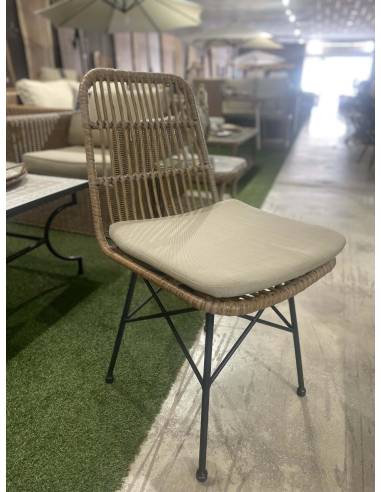 Chaise de jardin en rotin synthétique intérieur / extérieur