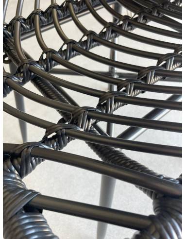 Chaise de jardin en rotin synthétique intérieur / extérieur