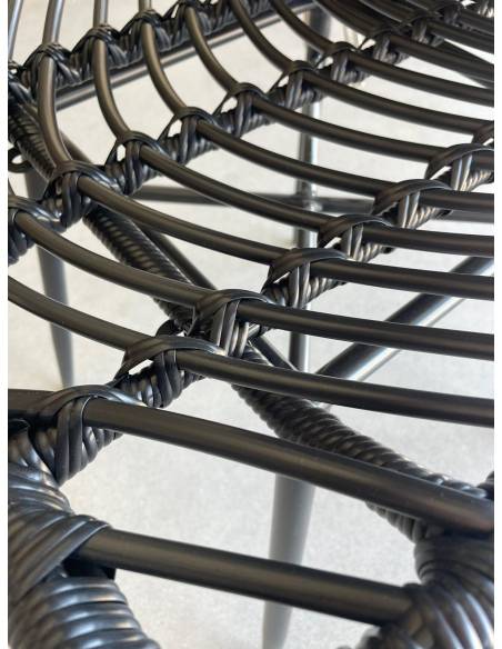 Chaise de jardin en rotin synthétique intérieur / extérieur