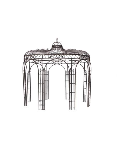 Gloriette en fer forgé plein