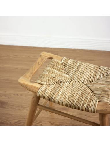 Petit tabouret jonc de mer CHARLI