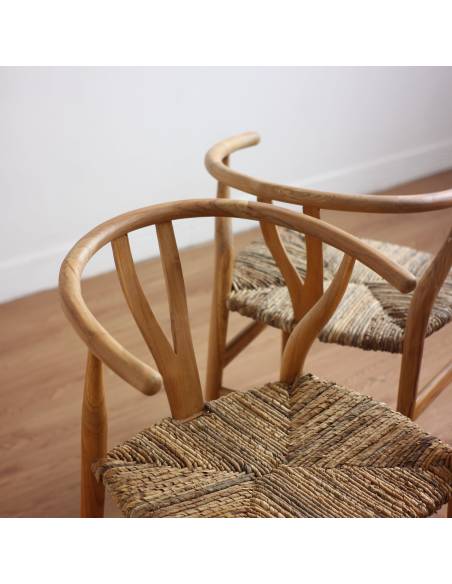 Chaise en teck et tressage PADI