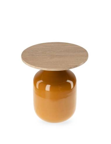 Bout de canapé travertin MADALA