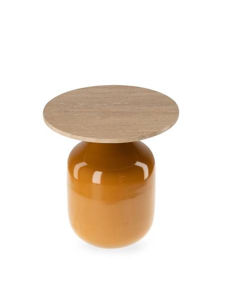 Bout de canapé travertin MADALA