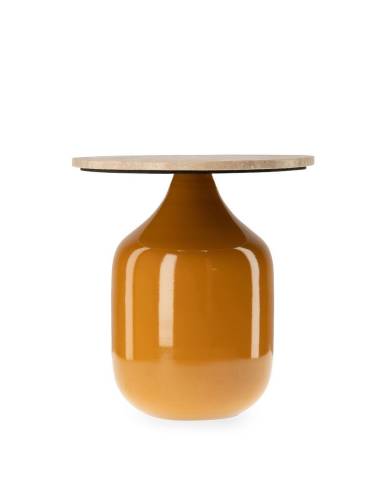 Bout de canapé travertin MADALA