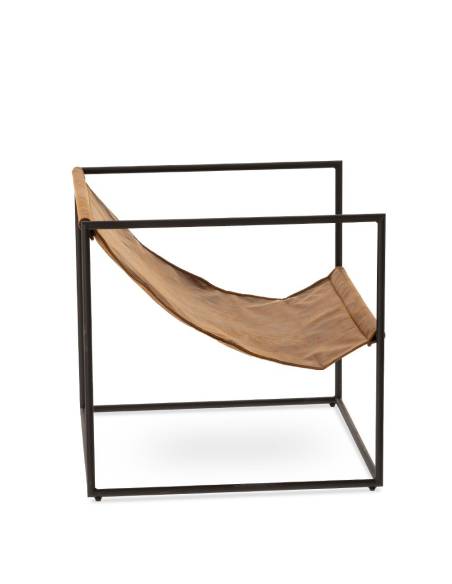 Fauteuil en cuir BELEVI