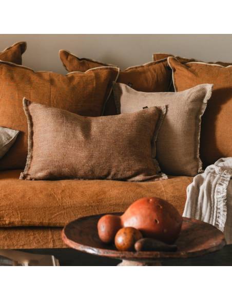 Housse de coussin en lin CUBA Harmony - Haomy
