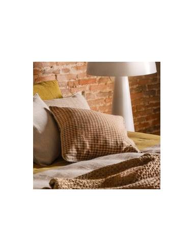 Housse de coussin en lin lavé PIANA Harmony - Haomy