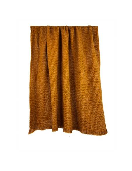 Plaid nid d'abeille TEMPO Harmony - Haomy Daim
