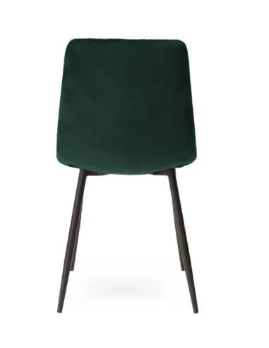 Chaise de salle à manger velours MANTA