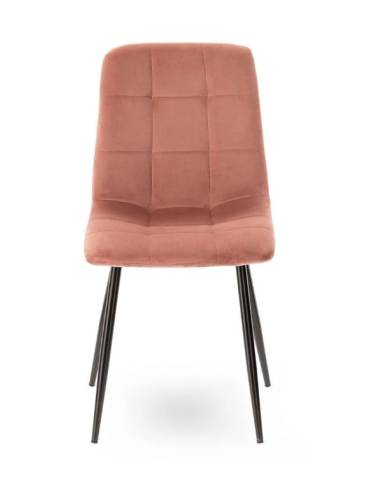 Chaise de salle à manger velours MANTA