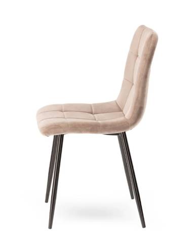 Chaise de salle à manger velours MANTA