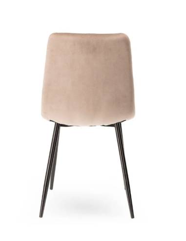 Chaise de salle à manger velours MANTA