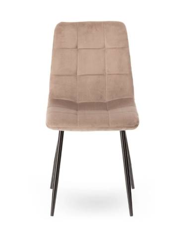 Chaise de salle à manger velours MANTA