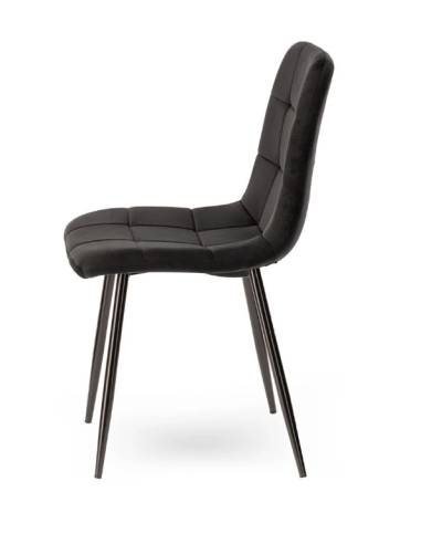 Chaise de salle à manger velours MANTA