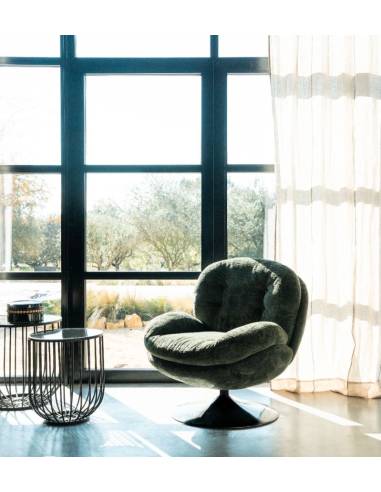 Fauteuil pivotant MEMENTO tissu