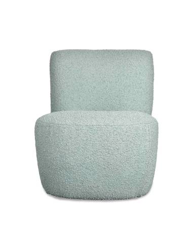 Fauteuil EVE bouclette vert doux