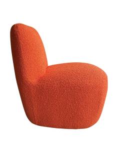 Fauteuil EVE bouclette orange 2