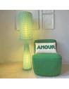 Fauteuil EVE bouclette vert