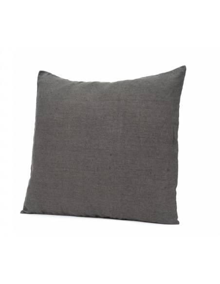 Housse de coussin en lin PROPRIANO Harmony - Haomy Granit