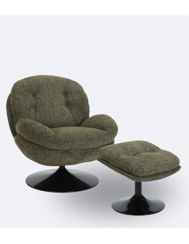 Fauteuil pivotant MEMENTO chiné