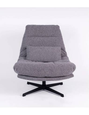 Fauteuil pivotant WILMINGTON tissu