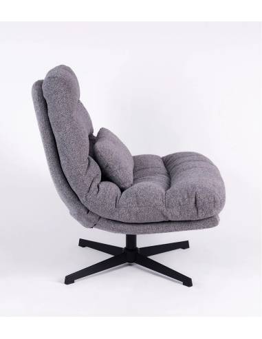 Fauteuil pivotant WILMINGTON tissu
