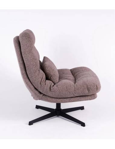 Fauteuil pivotant WILMINGTON tissu