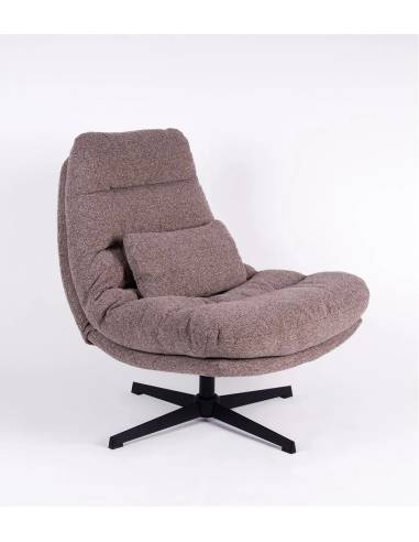 Fauteuil pivotant WILMINGTON tissu